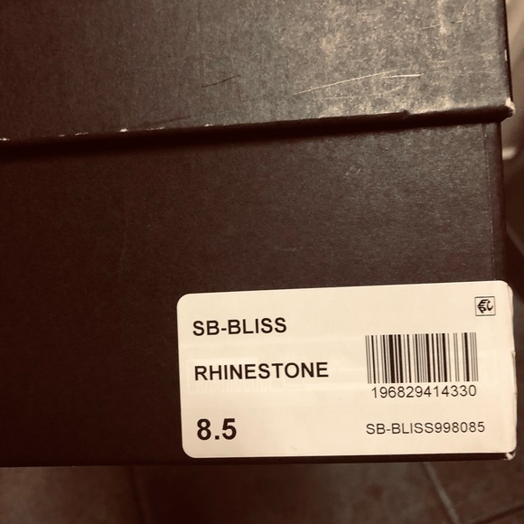 Betsey Johnson Crystal Heels US 8.5 - Picture 7 of 14